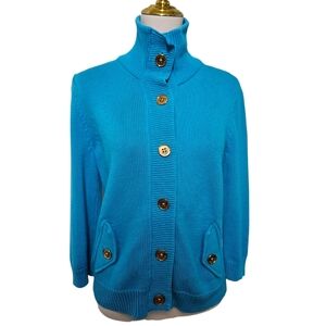 Ralph Lauren Turtleneck Cardigan 100% Cotton